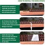 Ακίδες απώθησης πουλιών, ζώων, διαρηκτών πράσινες 1.7cm | Απωθητικά Πουλιών στο  SECURETECH