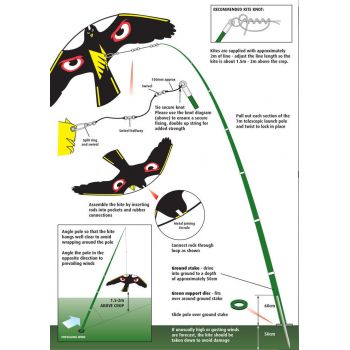 Πτυσσόμενο κοντάρι απωθητικού αετού | Απωθητικά Πουλιών στο  SECURETECH