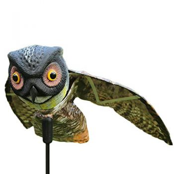 Κουκουβάγια σκιάχτρο κινούμενη για απώθηση πτηνών | Απωθητικά Πουλιών στο  SECURETECH