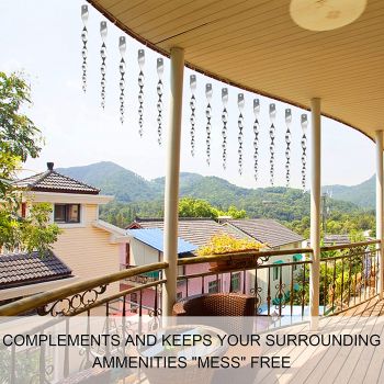 Σπειροειδείς απωθητικοί ράβδοι-ταινιες 4 τεμαχια εκφοβισμού απωθησης πτηνων | Απωθητικά Πουλιών στο  SECURETECH