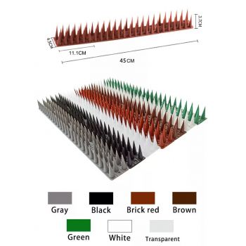 Απωθητικές ακίδες για πουλιά γάτες, σκύλους χρωματιστές | Απωθητικά Πουλιών στο  SECURETECH