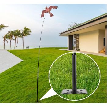 Ιπτάμενος απωθητικός αετός, 7μετρο κοντάρι, περιστρεφόμενη βάση | Απωθητικά Πουλιών στο  SECURETECH