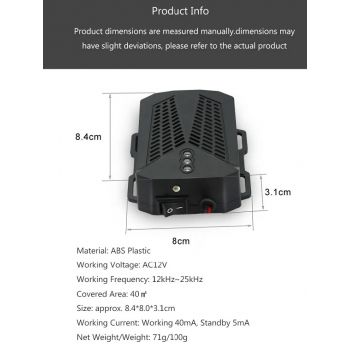 Απωθητικό Ποντικιών Αυτοκινήτου με Υπερήχους 12V | Απωθητικά Τρωκτικών στο  SECURETECH