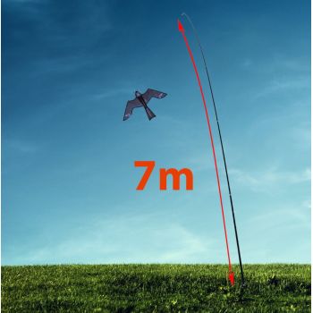 Ιπτάμενος απωθητικός αετός σετ με κοντάρι | Απωθητικά Πουλιών στο  SECURETECH