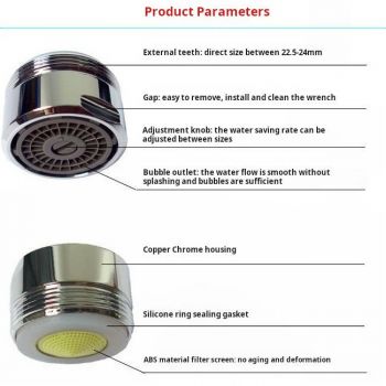 Adjustable Faucet aerator | Money Saving Devices στο  SECURETECH