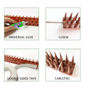 Απωθητικές ακίδες ΚΑΦΕ, ΜΑΥΡΕΣ, ΓΚΡΙ, ΚΕΡΑΜΙΔΙ, ΠΡΑΣΙΝΕΣ, ΑΣΠΡΕΣ | Απωθητικά Πουλιών στο  SECURETECH